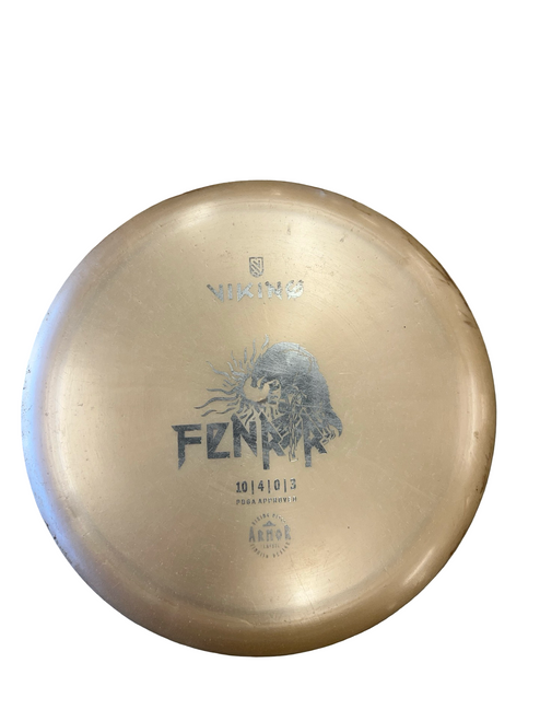 Vist Large View of Product Image Which is Used VIKING FENRIR Disc Golf Driver Tan