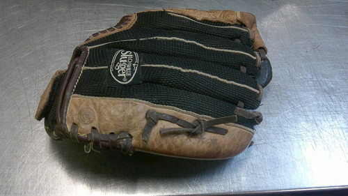 Vist Large View of Product Image Which is Used Louisville Slugger GENESIS 1884 BB/SB Glove LH Throw Brown 10"
