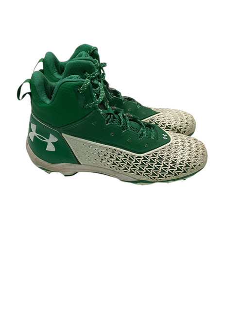 Vist Large View of Product Image Which is Used Under Armour LAX Cleats Mens Green Senior 11.5
