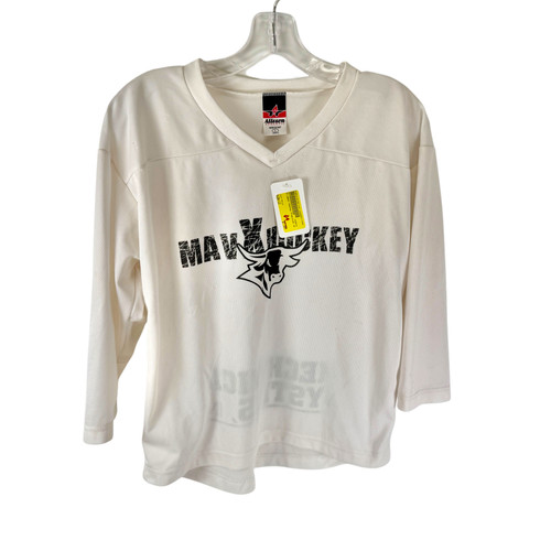Used Alleson Hockey Practice Jersey White Youth LG 11506-S000219159