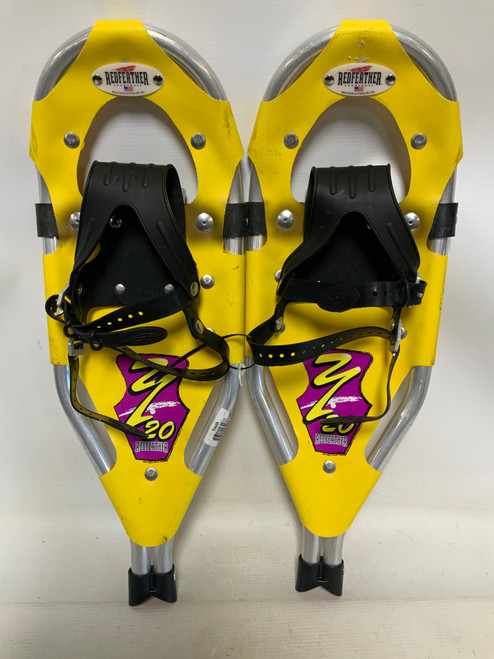 Vist Large View of Product Image Which is Used Red Feather YOUTH Snowshoes Boys Yellow 20"