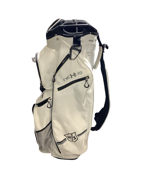 Vist Large View of Product Image Which is Used Wilson CART BAG Mens Cart Bag White