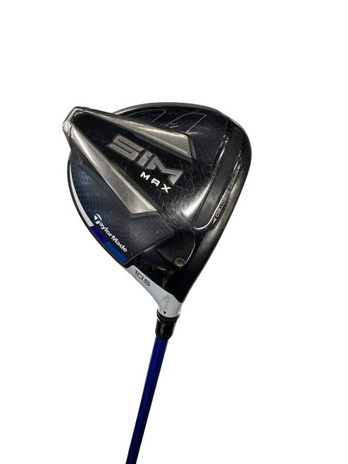 Vist Large View of Product Image Which is Used Taylormade SIM MAX Mens Driver RH 10.5 Degree
