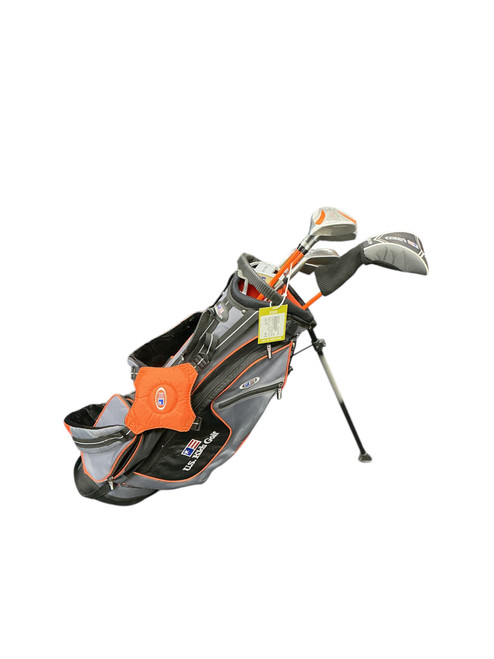 Vist Large View of Product Image Which is Used US Kids ULTRALIGHT 51 Jr Package Set RH Black And Orange 8 Piece