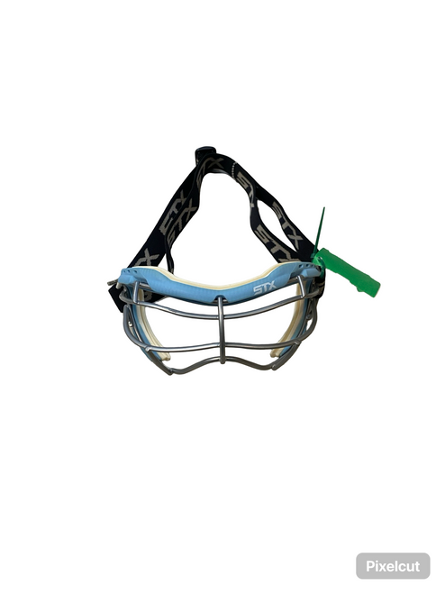 Vist Large View of Product Image Which is Used STX FOCUS-S Lacrosse Facial Protect Royal Blue SM