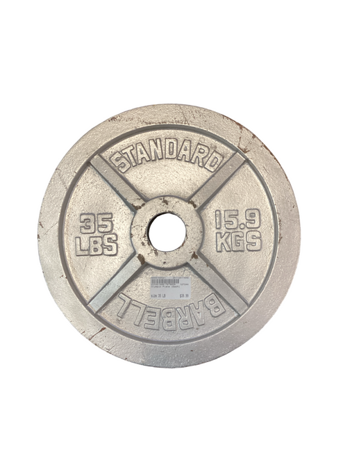 Vist Large View of Product Image Which is Used Olympic Plate (Each) 35 lb