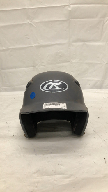 Vist Large View of Product Image Which is Used Rawlings GREY HELMET Batting Helmet No Mask Grey SM