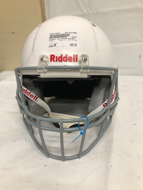 Vist Large View of Product Image Which is Used Riddell 23 VICTOR R41188 FB Helmet White SM