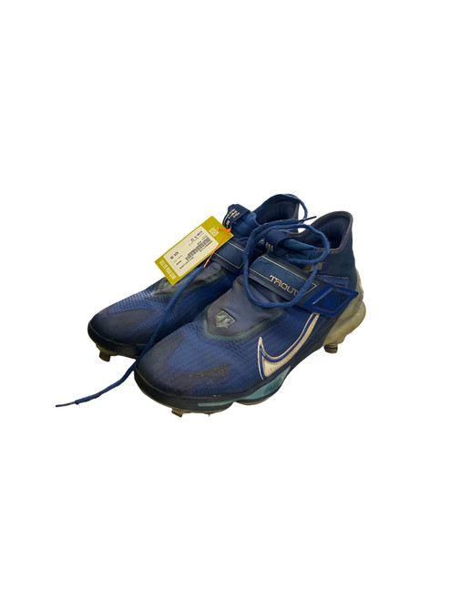 Vist Large View of Product Image Which is Used, Nike, AIR, BB/SB, Cleats, Royal Blue, Senior 12