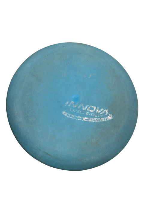 Vist Large View of Product Image Which is Used Innova KC PRO AVIAR Disc Golf Putter Royal Blue