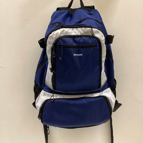 Vist Large View of Product Image Which is Used Player Backpack Navy Blue