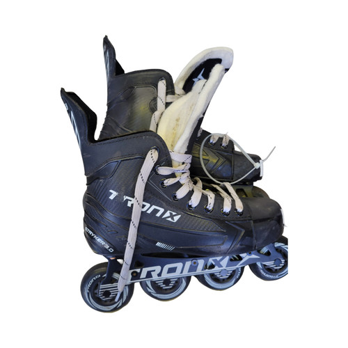 Vist Large View of Product Image Which is Used TRON STRYKER Roller Hockey Skates Black Senior 7