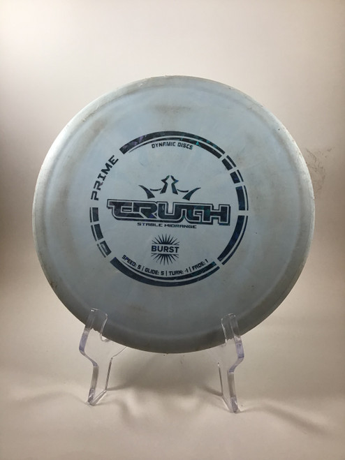 Vist Large View of Product Image Which is Used Dynamic Discs PRIME BURST TRUTH Disc Golf Mid Range Royal Blue 176g