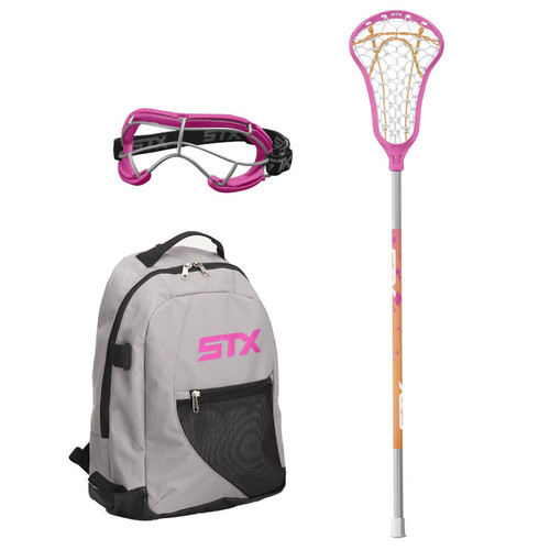 Vist Large View of Product Image Which is New STX EXULT RISE STARTER SET JR PUNCHPUNCH Youth LAX Protective Set Fits all