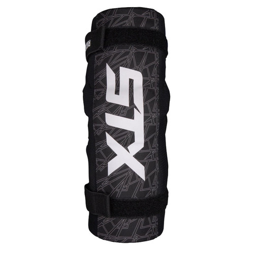 Vist Large View of Product Image Which is New STX STALLION 75 Lacrosse Arm Pads/Guards Black XS