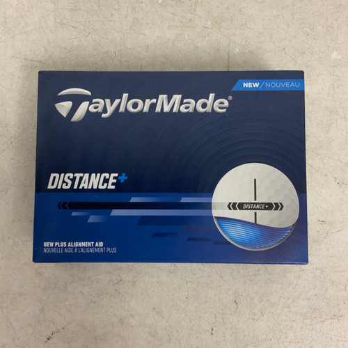 Vist Large View of Product Image Which is Used Taylormade DISTANCE+ 12 Pack - Golf Balls