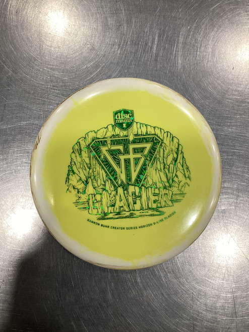 Vist Large View of Product Image Which is Used Discmania GLACIER 177G Disc Golf Mid Range Yellow