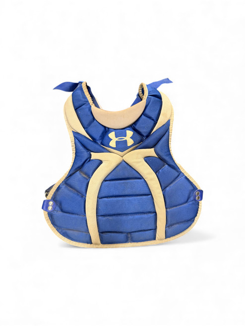 Vist Large View of Product Image Which is Used Under Armour UAGCR2 Catchers Leg Guards Royal Blue Intermed