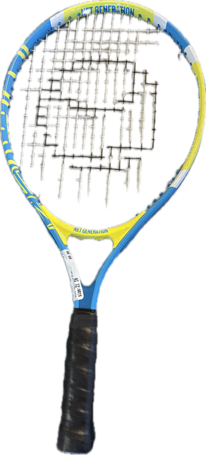 Vist Large View of Product Image Which is Used NET GENERATION 21 Junior Tennis Racquet Carolina Blue 21"
