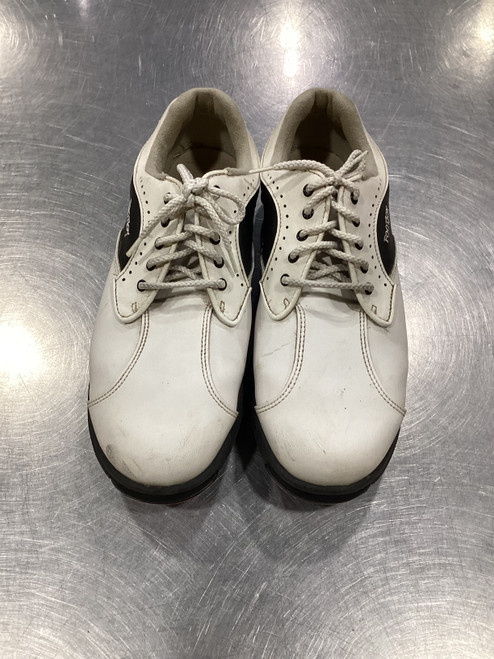 Vist Large View of Product Image Which is Used Foot Joy Mens Golf Shoes White Senior 8.5