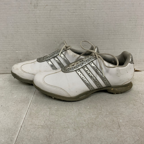 Vist Large View of Product Image Which is Used Adidas Womens Golf Shoes White Senior 7.5