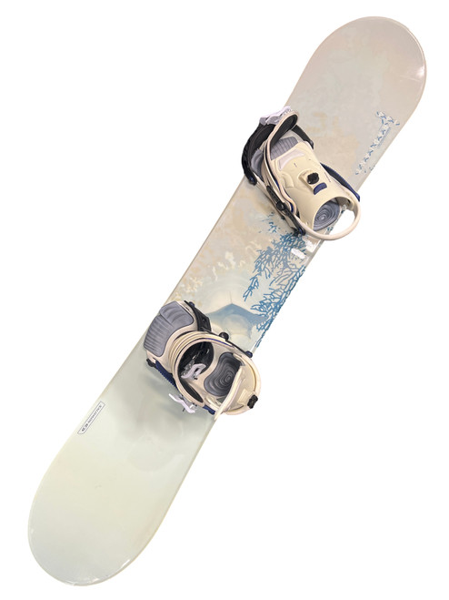 Vist Large View of Product Image Which is Used Salomon RADIANT Girls Board/Binding Grey 144 cm