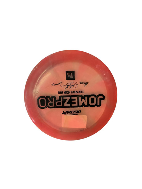 Vist Large View of Product Image Which is Used Discraft Z SWIRL NUKE TOUR SERIES Disc Golf Driver Orange 179g