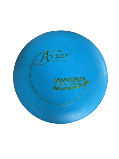 Vist Large View of Product Image Which is Used Innova AVAIR PUTTER Disc Golf Putter Royal Blue