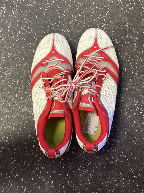 Vist Large View of Product Image Which is Used Warrior LAX Cleats Mens Red Senior 10