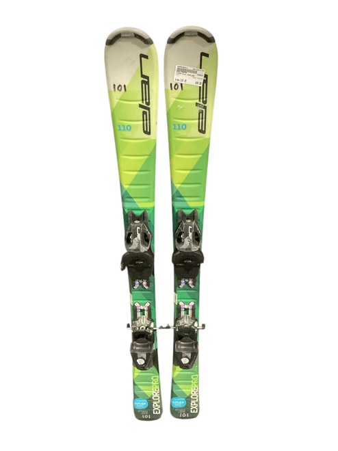 Vist Large View of Product Image Which is Used Elan EXPLORE Boys DH Ski/Binding None 110 cm