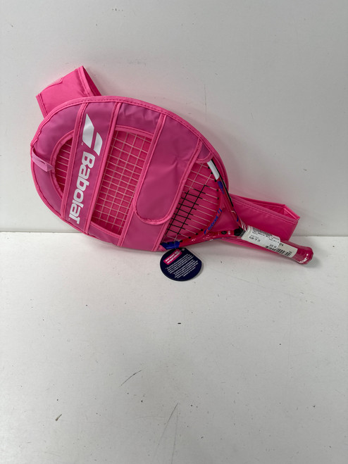 Vist Large View of Product Image Which is Used Babolat BFLY 19 Girls Tennis Racquet Pink 19"