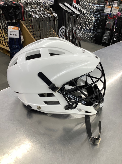 Vist Large View of Product Image Which is Used Cascade CS Lacrosse Helmet White One Size