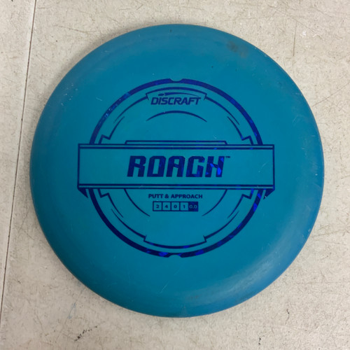 Vist Large View of Product Image Which is Used Discraft ROACH Disc Golf Putter Royal Blue 170g