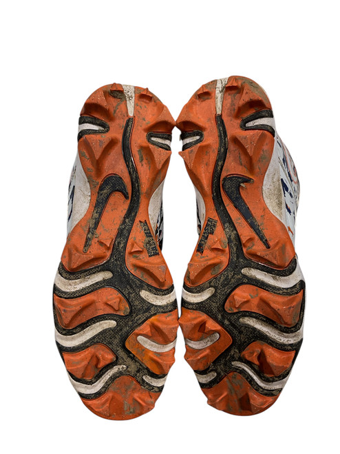 Vist Large View of Product Image Which is Used Nike Youth FB Cleats Navy Blue Youth 06.0