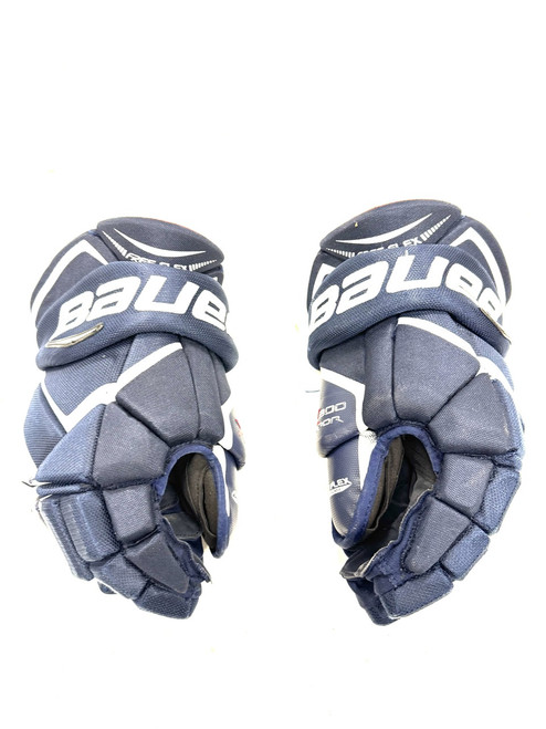 Vist Large View of Product Image Which is Used Bauer X900 Senior Gloves Navy Blue 15"