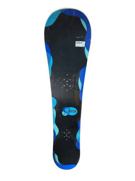 Vist Large View of Product Image Which is Used Burton GENIE Womens Snowboard Only Black And Carolina Blue 145 cm