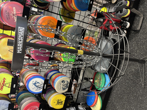 Vist Large View of Product Image Which is Used Disc Golf Goal Grey