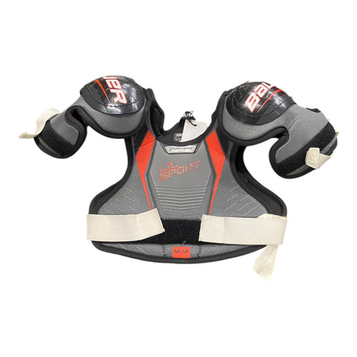 Vist Large View of Product Image Which is Used Bauer LIL SPORT Youth Shoulder Pads MD