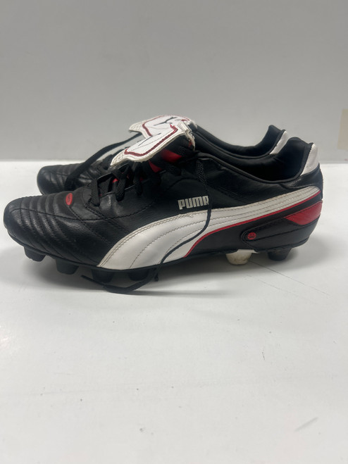 Vist Large View of Product Image Which is Used Puma Soccer Cleats Black Youth 10.5