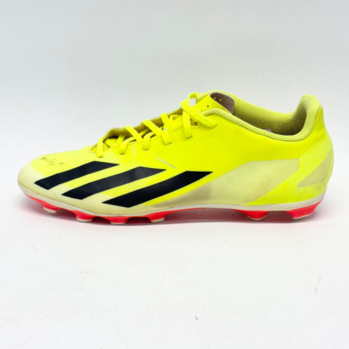 Vist Large View of Product Image Which is Used Adidas X CRAZYFAST LEAGUE Soccer Cleats Optic Yellow Senior 10