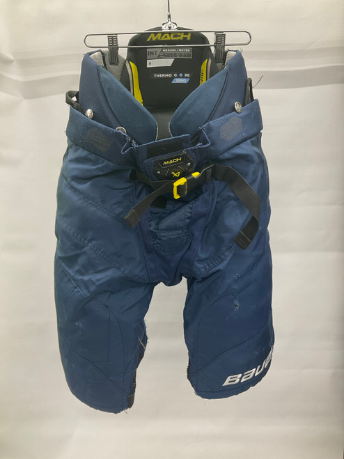 Vist Large View of Product Image Which is Used Bauer MACH Intermediate Pant Navy Blue MD