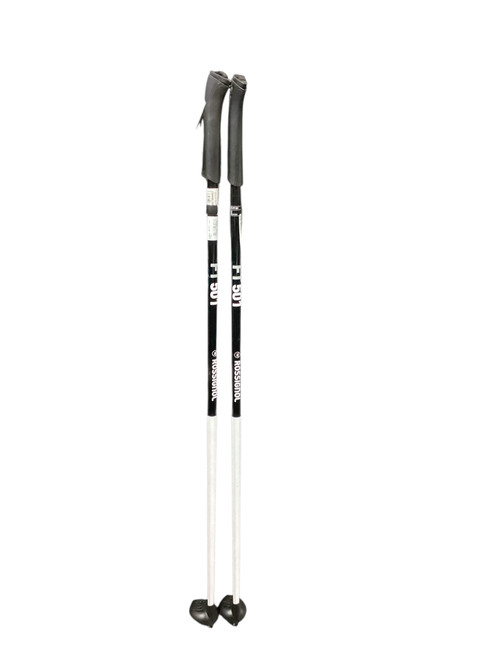 Vist Large View of Product Image Which is Used Rossignol FT501 Boys XC Ski Poles Black 95 cm / 38 in