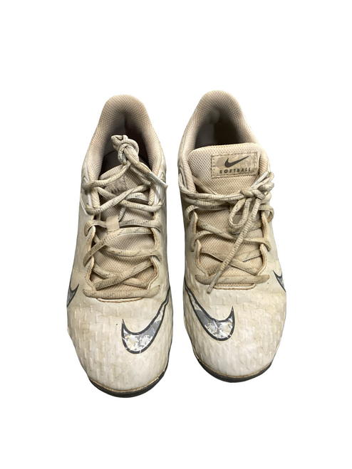 Vist Large View of Product Image Which is Used Nike SOFTBALL BB/SB Cleats White Senior 6