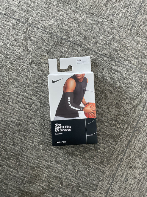 Vist Large View of Product Image Which is Used Nike DRI-FIT ELITE UV SLEEVES Basketball Other Black S/M