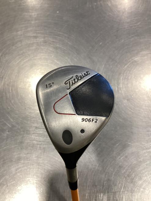 Vist Large View of Product Image Which is Used Titleist 906 F2 Mens Fairway Wood LH 3 Wood