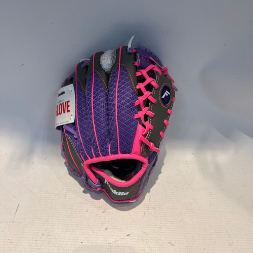 Vist Large View of Product Image Which is Used Rawlings PL91PP BB/SB Glove T-ball Pink 9"