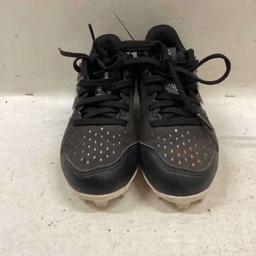 Vist Large View of Product Image Which is Used Adidas BB CLEAT 10K BB/SB Cleats Black Youth 10.0