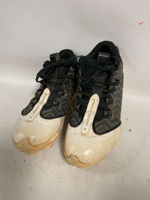 Vist Large View of Product Image Which is Used Under Armour BH SHOW BB/SB Cleats Black Junior 05.5