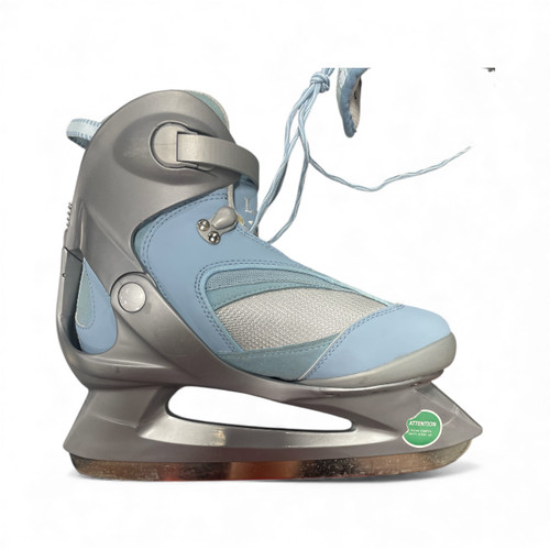 Vist Large View of Product Image Which is Used LL BEAN ADJ ICE SKATES SZ 4-6 Girls Figure Skate Carolina Blue Adjustable