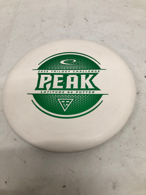 Vist Large View of Product Image Which is Used Latitude 64 PEAK Disc Golf Putter White 174g